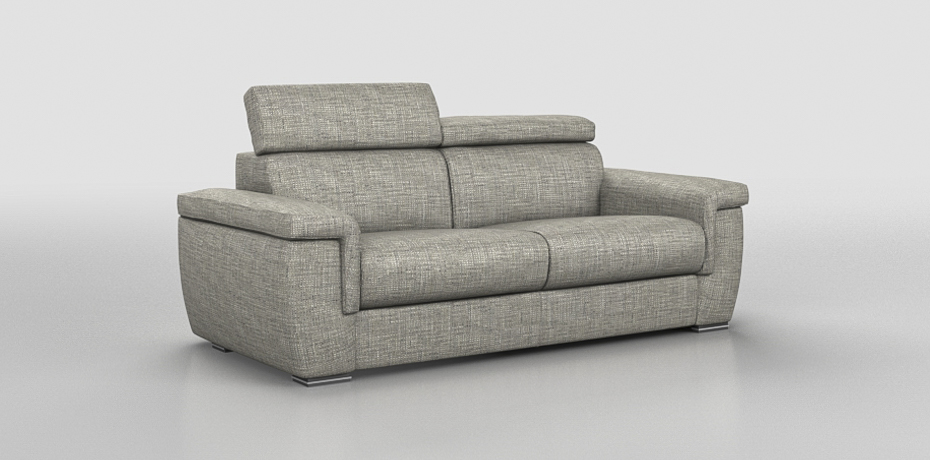 Montecchio - 3 seater sofa bed squared armrest